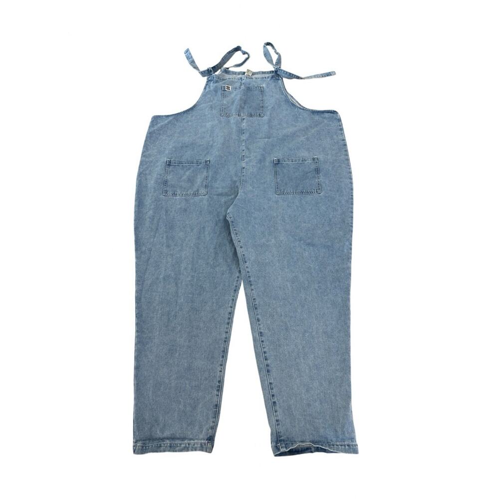 Lucy & Yak Blue Denim Jumpsuit Overalls Womens Size 26R